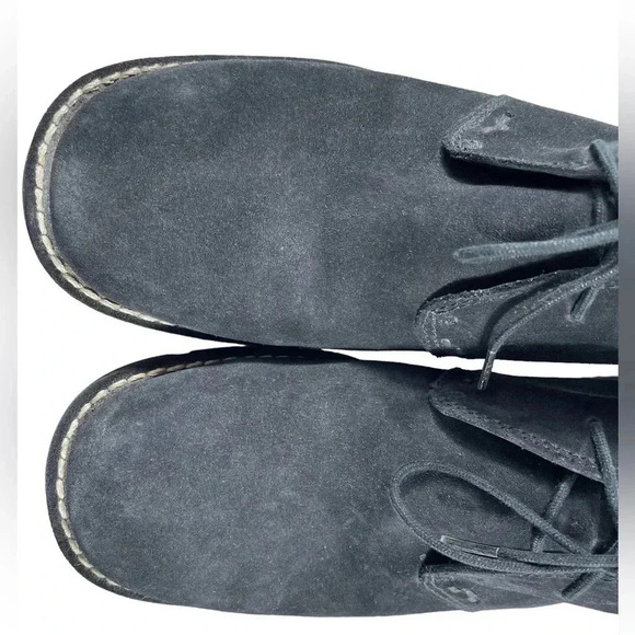 Cole Haan Country Chukka Black Suede Lace Up Boots Size 8.5 - Picture 5 of 12